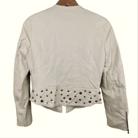 NWOT Forever 21 Exclusive‎ Faux Leather Zip Sleeves Jacket - Picture 3 of 7